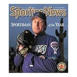 Sporting News Magazine December 17, 2001 - Sportsman of the Year - Arizona Diamondbacks Pitcher ... Photographic Poster Print, 24x24