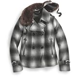 Plaid Wool Peacoat