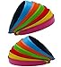 CoverYourHair Faux Leather Headbands – Hard Headbands – Wide Hairbands – Hair Accessories - 12 Pack