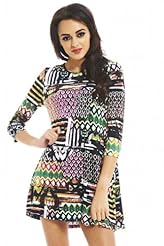 Spring Denim/Elastane/Polyester  Dress