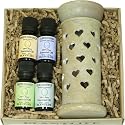 Diffuser (Oil Burner) & 100% Pure Essential Oil Gift Set