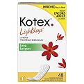 Kotex Lightdays Long Unscented Pads 48-pk.
