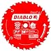 Freud D0724A Diablo 7-1/4-Inch 24 Tooth ATB Framing Saw Blade with 5/8-Inch and Diamond Knockout Arbor, 10 Pack