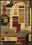 Traditional Area Rug, Royal Treasure Black 7'8