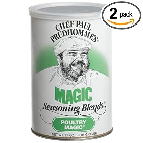 Chef Paul Poultry Magic Seasoning, 24-Ounce Canisters (Pack of 2)