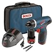 Bosch PS20-2 Litheon 10.8-Volt Lithium-Ion Pocket Driver with 2 Batteries