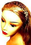DCI Womens Elastic Headband Animal Print