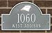 Carolina Panthers Pewter and Silver Personalized Address Plaque