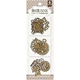 Bo Bunny Timepiece Laser-Cut Chipboard, 3.5 x 9"