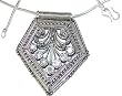 Zircon Pendant with Chain Sterling Silver Jewelry 2.25 Inches