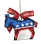Waterford Holiday Heirlooms Democratic Donkey, Christmas Ornament