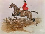 Warwick Thruster by Cecil Aldin. Size 16.00 X 12.00 Art Poster Print