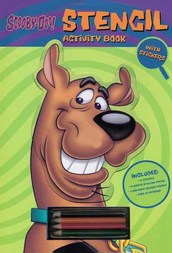 Scooby Doo Stencil Activity Book with stickers