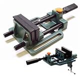 クイックレバー式　アルミバイス100mm クランプ付　AV-100