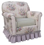 Angel Song Full Bloom Continental Adult Rocker Glider Chair - Down Filled