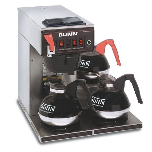 BunnOMatic Commercial Coffee Maker, Coffee Brewer, 3 Lower Warmers