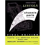 1952 1953 1954 1955 LINCOLN Parts Book List Guide by Lincoln
