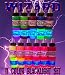 11 Color Set of Wizard black Light Tattoo Ink 1/2oz