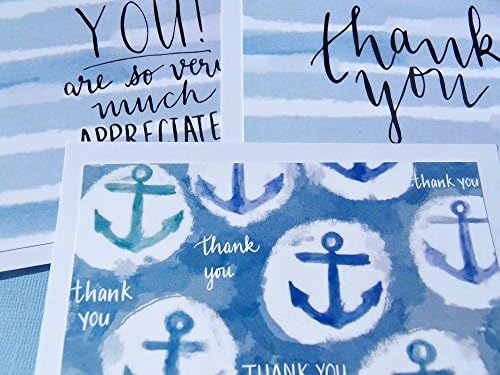 Nautical Thank You Note Cards