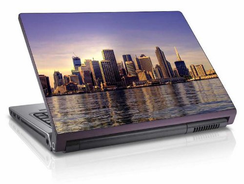 Tendances Edition “Villes” numéro 0012 Autocollant Skin pour Lenovo IdeaPad S10 . Autocollant pour ordinateur portable.