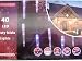 Christmas 40 Bulb LED Frosty Icicle Lights (Blue and White)