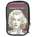 Compact Digital Camera Leather Case of Marilyn Monroe Bequia Stamp - Grenadines of St. Vincent (Andy Warhol)