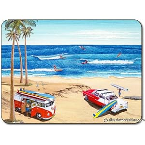 Surfing - Set of 4 Placemats