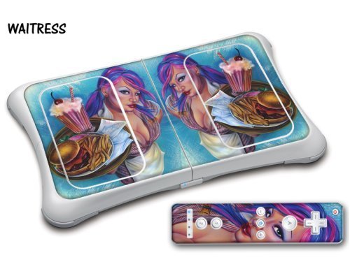 AMR Racing Wii Fit Balance Board Skin: Waitress (Wii)