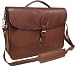 Montana Leather Executive Briefcase - Brown