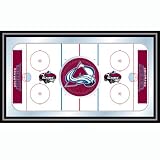 Poker NHL Colorado Avalanche Framed Hockey Rink Mirror
