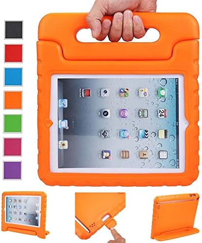 iPad Mini Case, Anken iPad mini 2 Kids Case - [Drop Protection] Light Weight Shock Proof Convertible Handle Stand Kids Friendly for Apple iPad mini 1 / iPad mini 2 / iPad mini 3 (Orange)