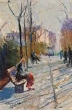 Park Bench - Paris