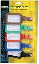 5 x LUGGAGE LABELS address tags holiday suitcase