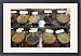 Framed Prints of PM-10249 Tropical spices selection displayed in coconut shells from Ardea Wildlife Pets