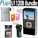 Pure Digital U1120B Ultra Series 120 Minute Digital Camcorder Black + Accessory Bundle