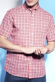 Blue Harbour Pure Cotton Mini Check Shirt [T25-8188B-S]