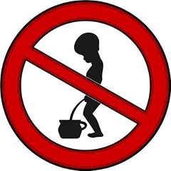 PREMIUM Aufkleber M�NNER PINKELN IM STEHEN VERBOTEN - Keine Stehpinkler - Gr�sse: 8 cm " KONTURSCHNITT " -- Bad WC Sticker Badzubeh�r -- mit Schutzlaminat und Transferfolie -- Made in Germany -- Sehr lange Haltbarkeit !!