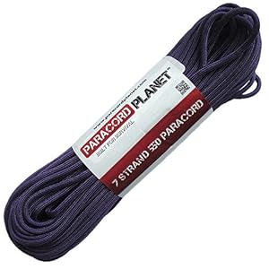Paracord Planet 100' 550lb Type III Purple Paracord