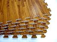 We Sell Mats Wood Grain Interlocking Foam Anti Fatigue Flooring 2`x2` Tiles
