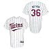 Minnesota TWINS - Maillot chemise MLB Baseball Jersey replica - Blanc - #36 Nathan - Taille M - Made in USA