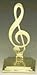 Mayer Mill Brass Music clef book ends