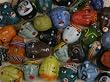 Face Beads, Indonesian - 3 Pcs Assorted