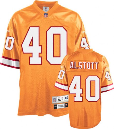 Mike Alstott Orange Reebok NFL EQT Replithentic 1996 Throwback Youth Tampa Bay Buccaneers Jersey - Large (14-16)