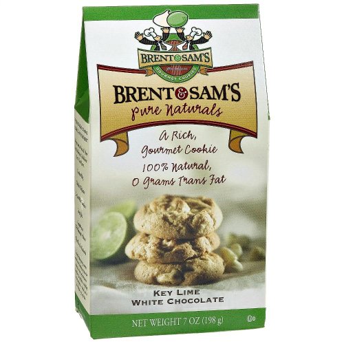 Sale Brent & Sam's Key Lime White Chocolate Cookie, 7Ounce (Pack of 6)