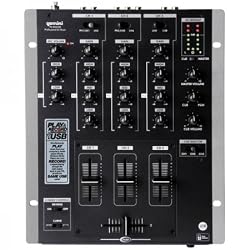 Gemini PS-626USB Professional 3 Channel Stereo Mixer with USB