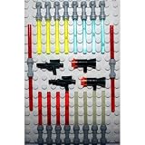 51Cm2JnyEIL. SL160  LEGO Star Wars   16 + 2 + 2 LASERSCHWERTER   20 Waffen in der neuen Farbe Black Edition 2011 / 2012