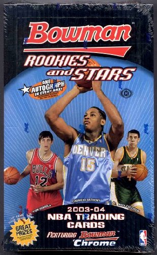 2003 04 Bowman Rookies & Stars Basketball Unopened Hobby Box