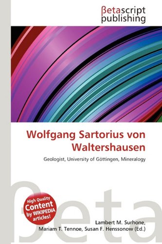 Produkt-Bild: Wolfgang Sartorius Von Waltershausen