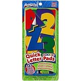 ArtSkills Classic Poster Letters, 345, 1 Glue Stick, 1 Centering Ruler (PA-1476)