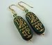 "Miss Tut" Earrings (Green)